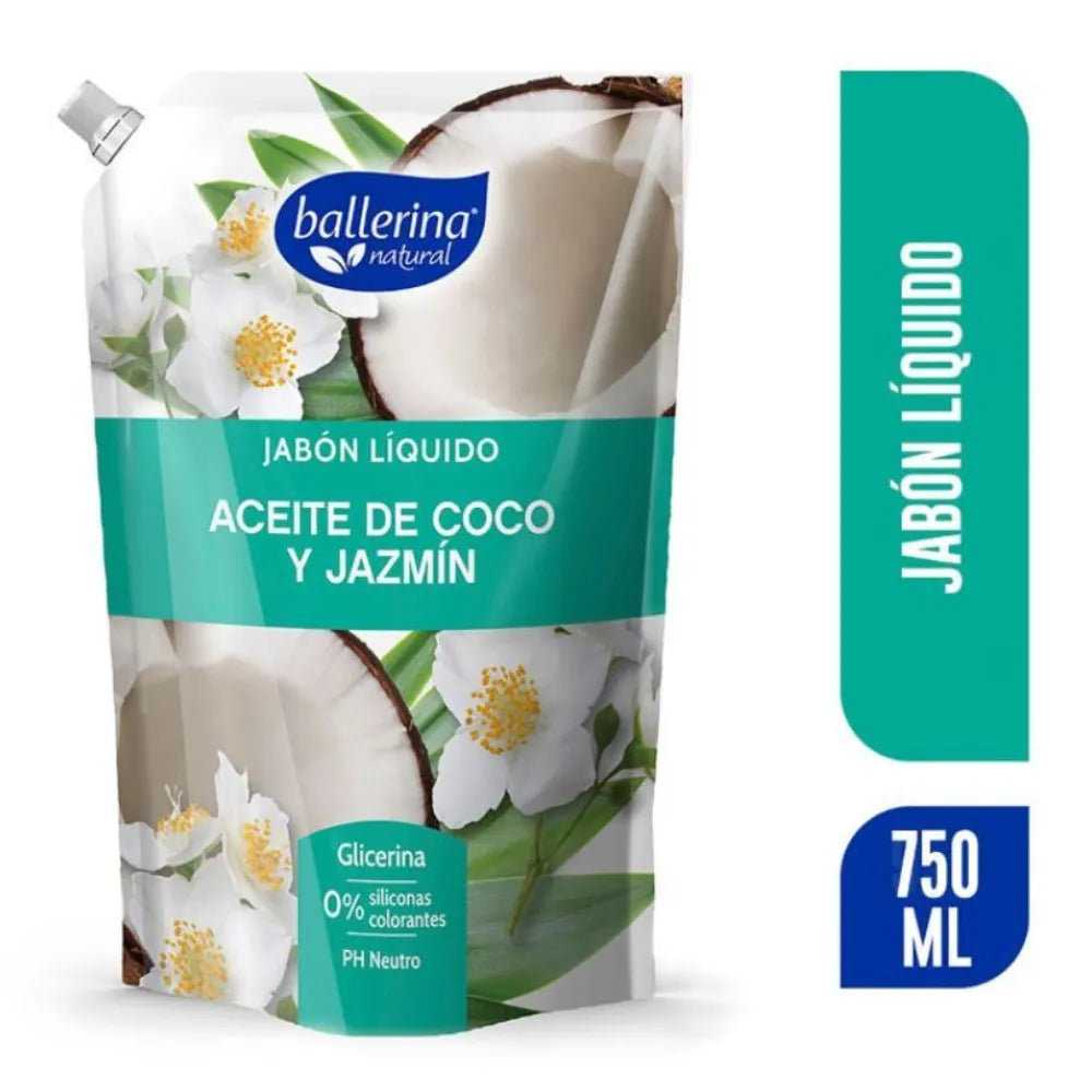 BALLERINA Jabón 750 CC Coco Jazmin