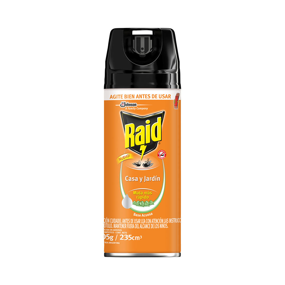 Raid Insecticida Casa y Jardín 235cc