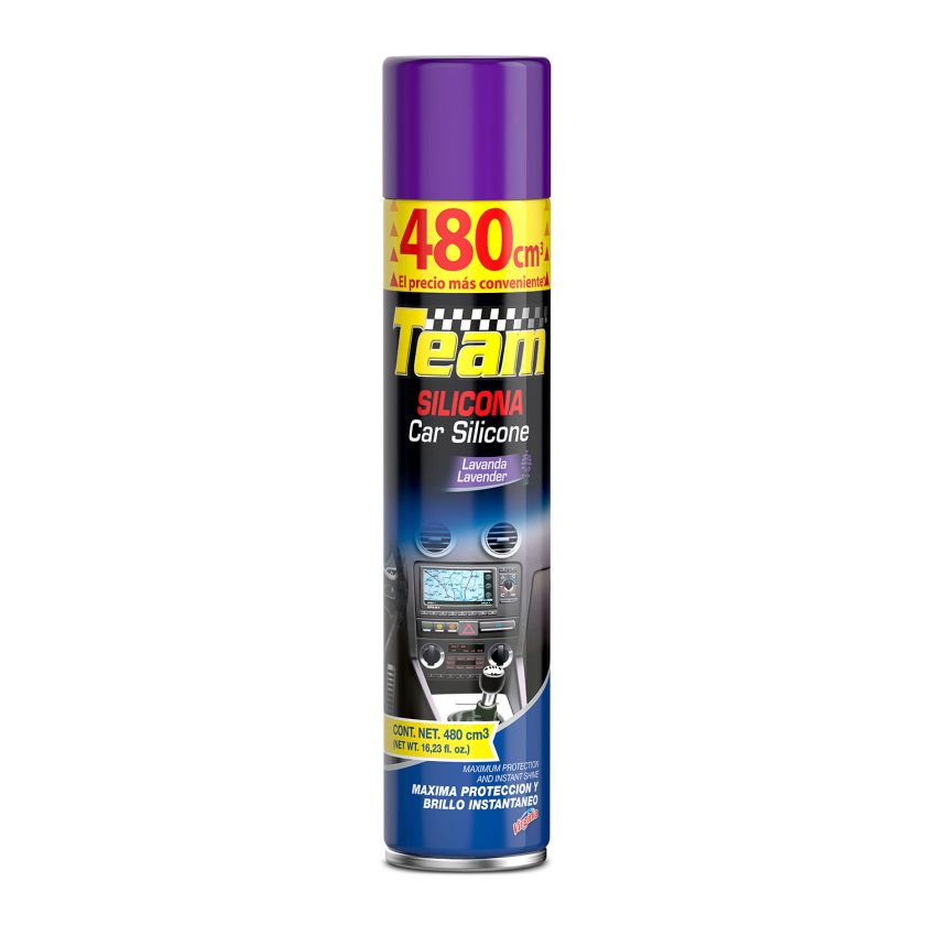 Silicona Aerosol Team Lavanda 480 ml