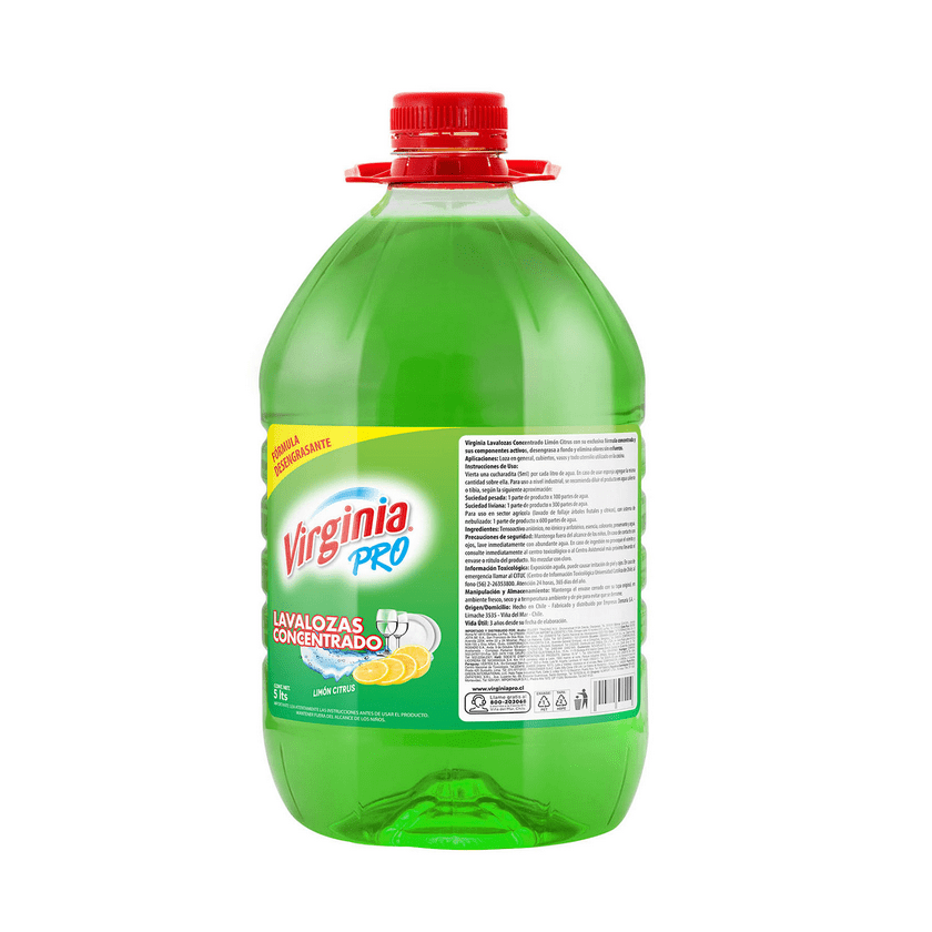 Lavaloza Virginia 5 Lt Limon