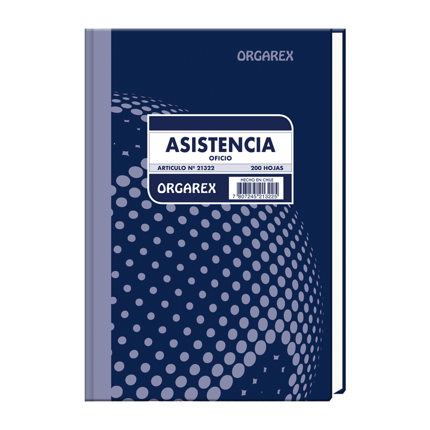 Libro De Asistencia a 200 Hojas