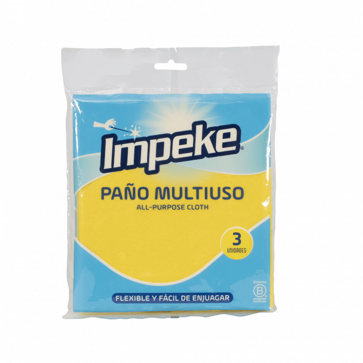 Paño Impeke Multiuso 34 x 38 cm 3 Unidades