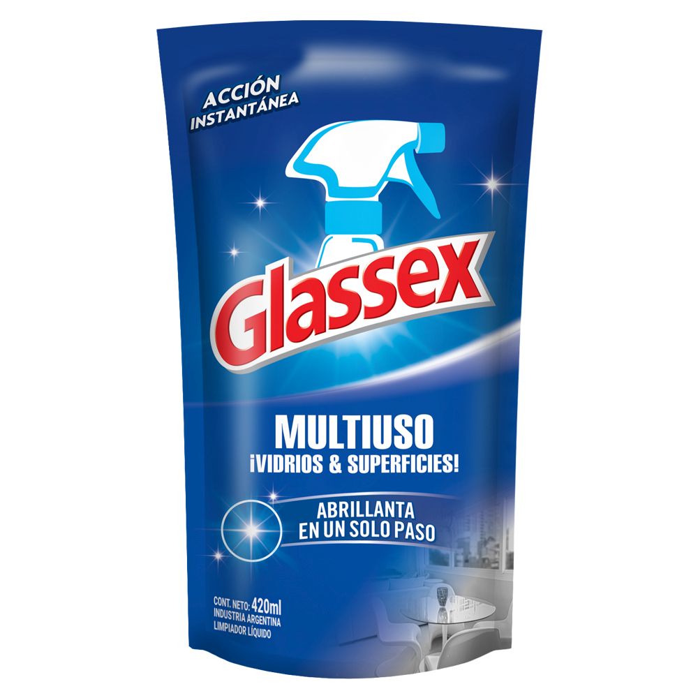 Limpiador Glassex Multiuso 420 ml