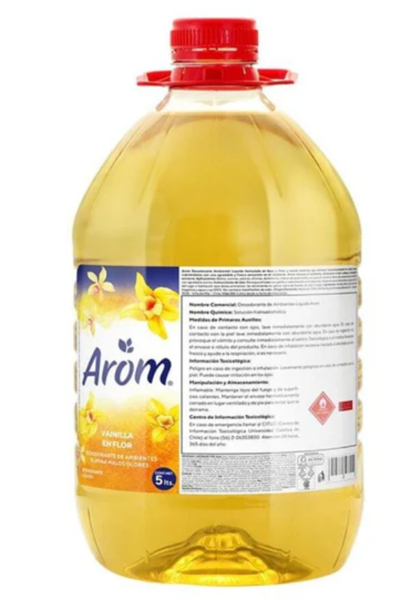 DESODORANTE AMBIENTAL AROM VAINILLA 5 LTS VIRGINIA