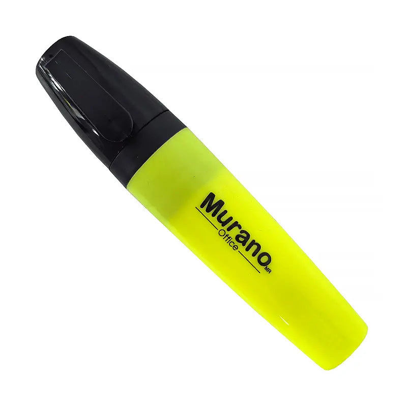 Destacador Amarillo De Escritorio Punta Biselada Murano