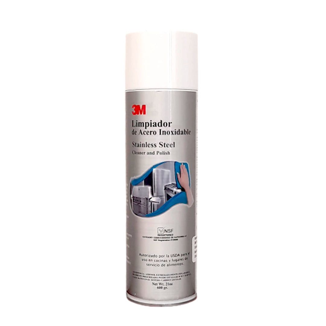 Limpiador acero inoxidable spray 600gr 3M