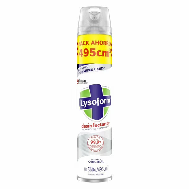 Desinfectante Lysoform Original Aerosol 495 ml
