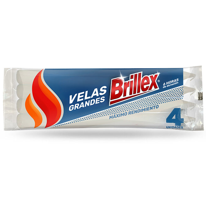Velas Blancas BRILLEX Grandes