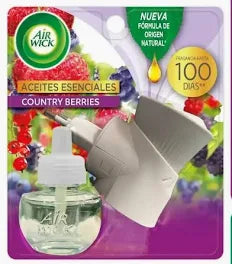 Air Wick Eléctrico Berries + Repuesto 21 ml