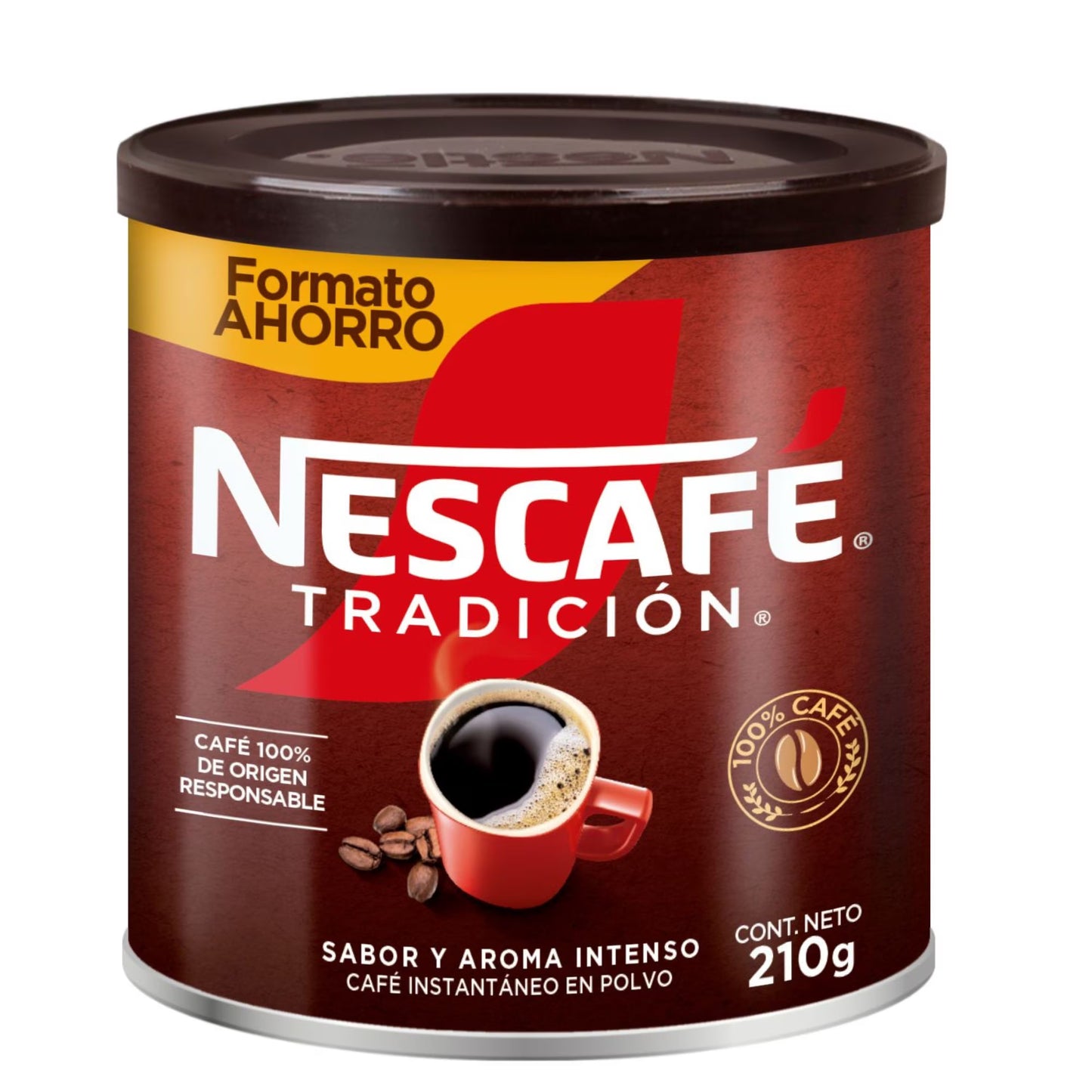 Café Instantáneo Nescafé Tradición Polvo 210 gr
