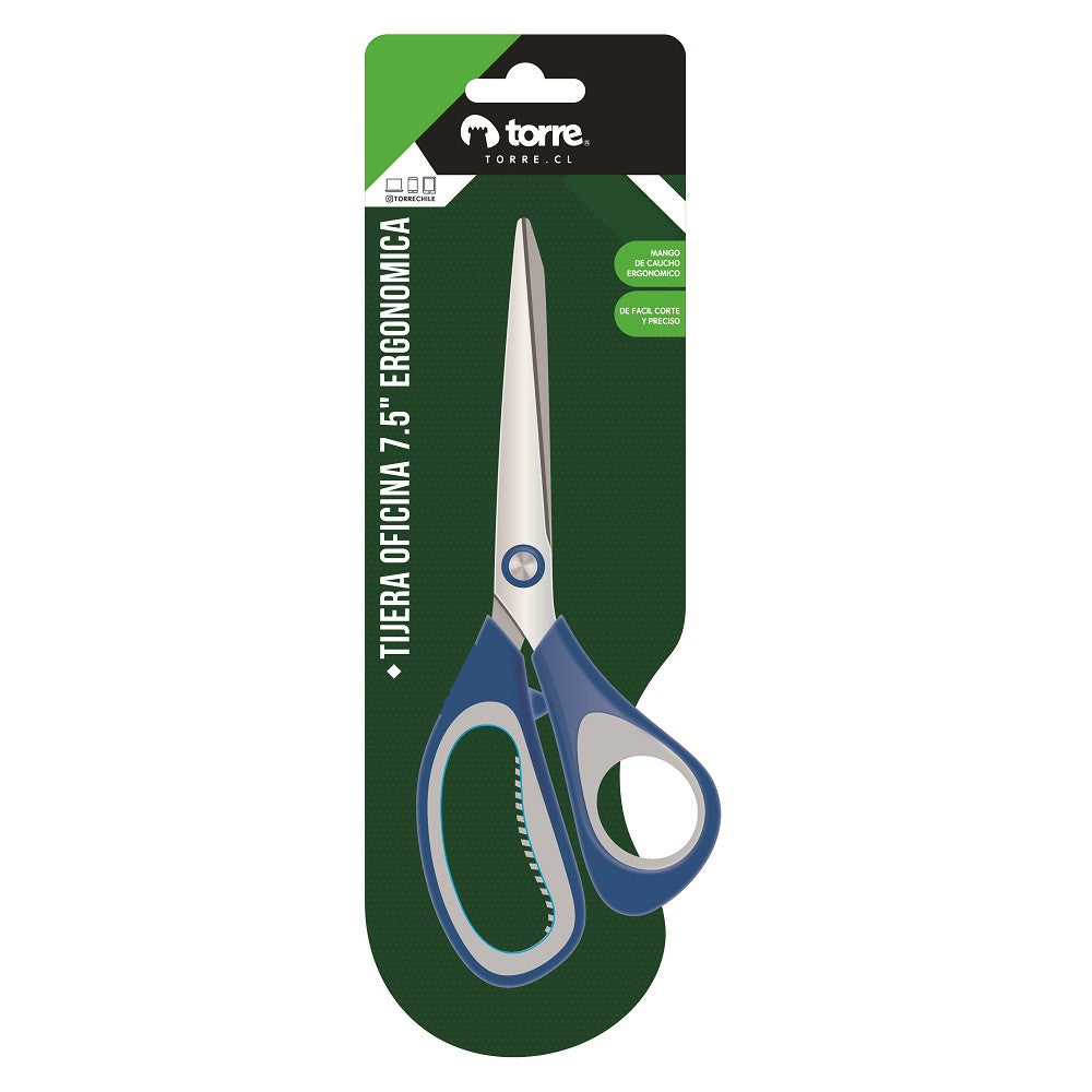 TIJERA OFICINA ERGONOMICA 19 CM / 7,5 PULGADAS