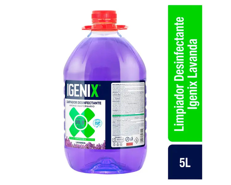 Limpiador Desinfectante Igenix Lavanda 5 Lts