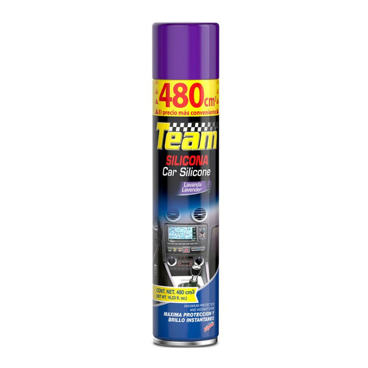 Silicona Aerosol Team Lavanda 480 ml