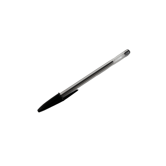 Lápiz Pasta Negro BIC Cristal Punta Media de Escritura Suave