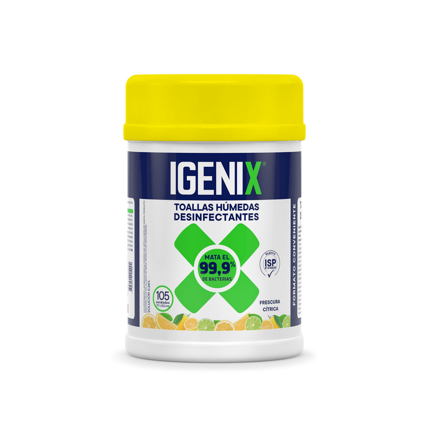 TOALLAS HUMEDAS DESINFECTANTES IGENIX 105 un
