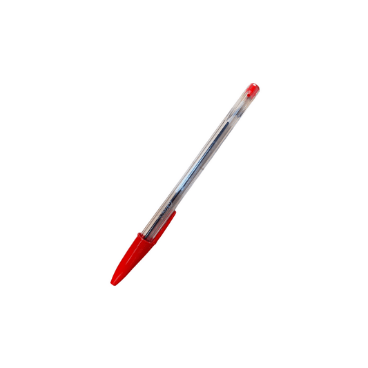 Lápiz Pasta Rojo BIC Cristal Punta Media de Escritura Suave