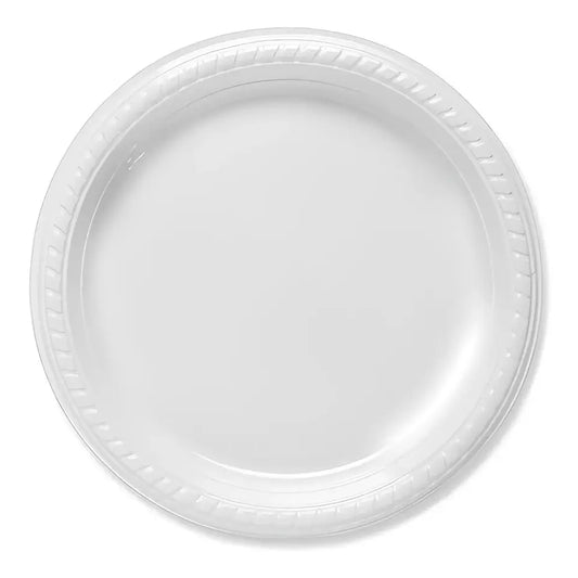 Plato plastico 18cm  100 unidades