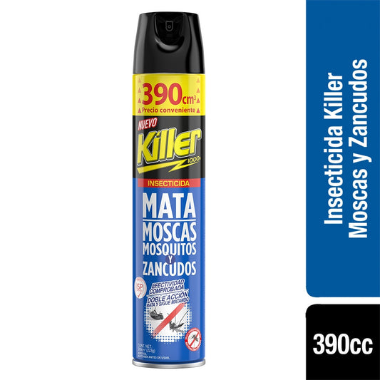 Insecticida Mata moscas, mosquitos y zancudos  Killer  390cm