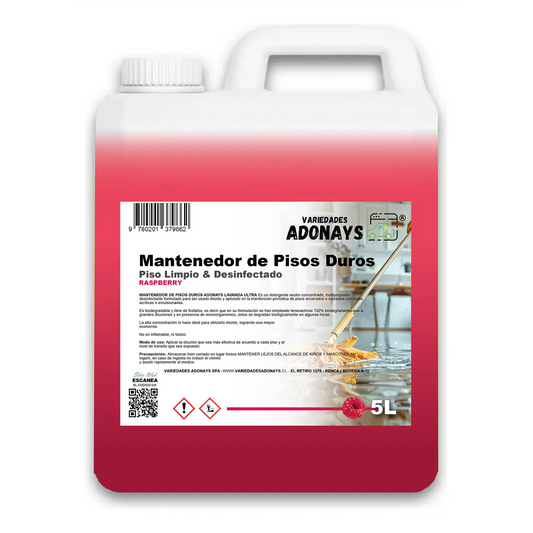 Mantenedor de pisos Raspberry ADONAYS 5L