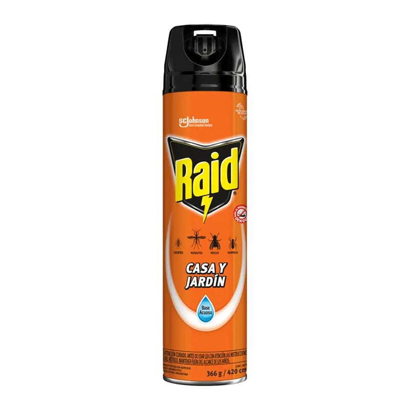 Raid Insecticida lata Casa y Jardín Aerosol