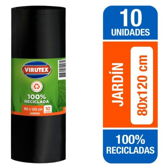 Virutex Bolsa Basura 80X120 X 10 U