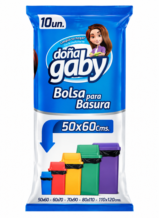 Bolsa de Basura 50x60x10 un Doña Gaby