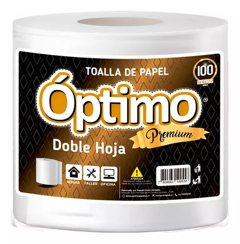 Toalla de Papel OPTIMO 100m doble hoja