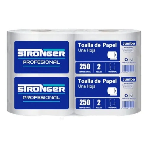 Stronger Toalla Papel 2x250 mt para Dispensador