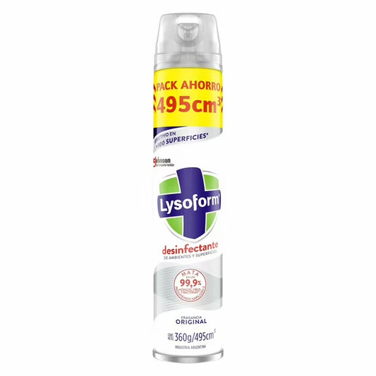 Desinfectante Lysoform Original Aerosol 495 ml
