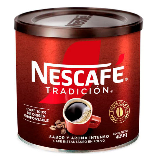 Café Instantáneo Nescafé Tradición Polvo 400 gr