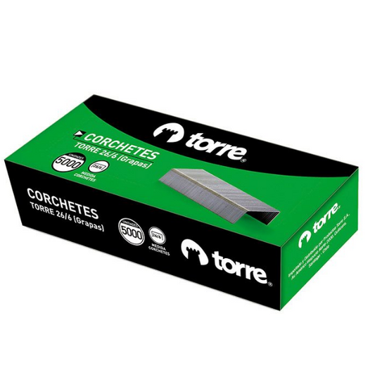 Caja Corchetes X 5000 un Torre 25 hojas