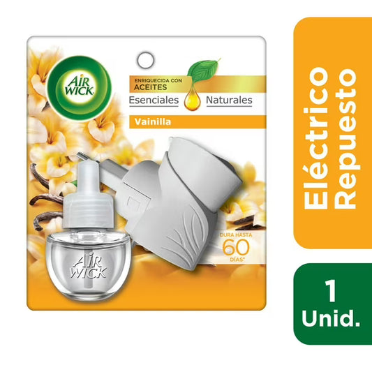 Air Wick Eléctrico Vainilla + Repuesto 21 ml