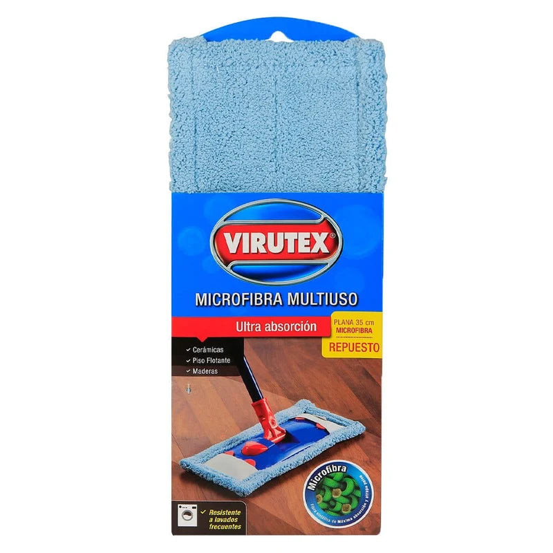 Mopa Microfibra Plana Virutex 35cm