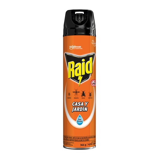 Raid Insecticida Casa y Jardín 420cc