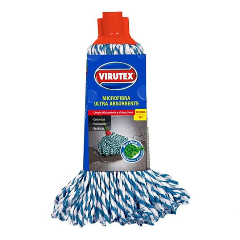 Repuesto Mopa Fregona Microfibra Virutex