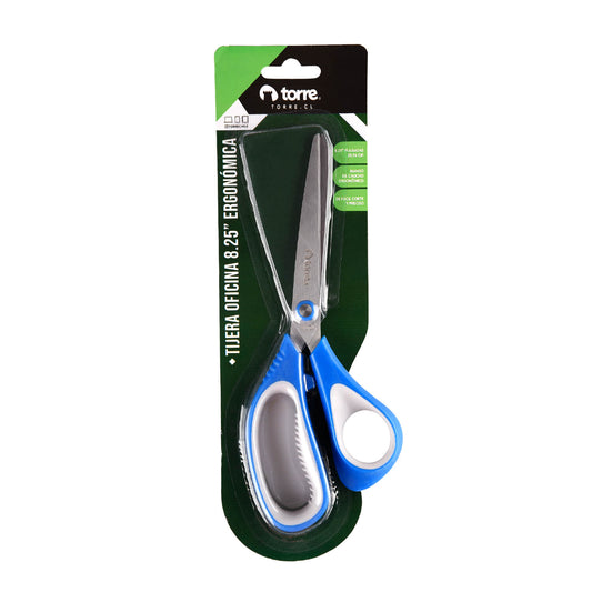 TIJERA OFICINA ERGONOMICA 21 CM / 8,25 PULGADAS